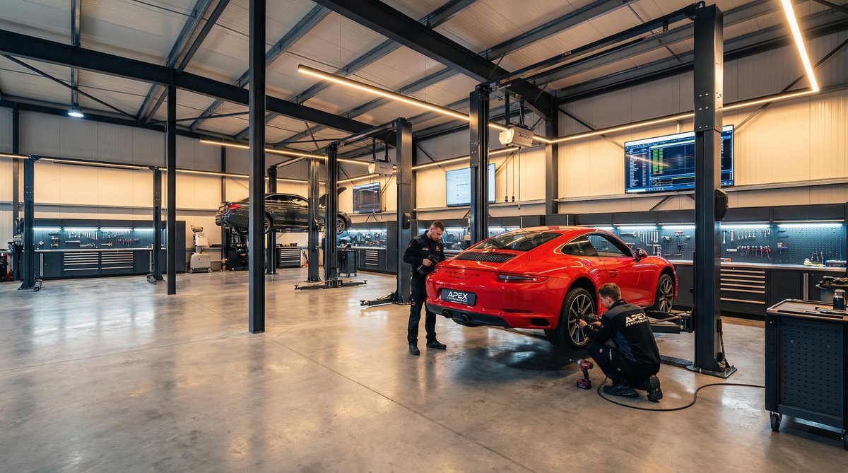 糖心汽车改装门店实景